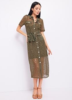 Lace shirt dress Denny Rose Jeans