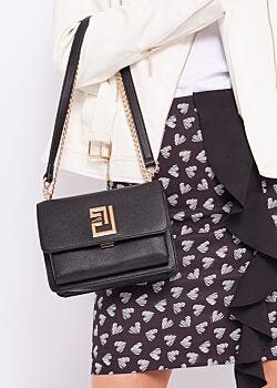 Faux-leather crossbody bag Denny Rose Borse