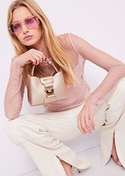Crossbody bag with buckle Denny Rose Borse