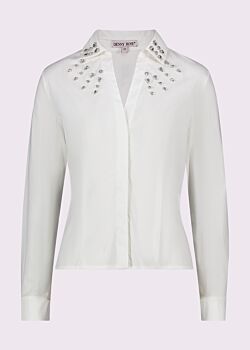 White Camicia bianca in misto cotone Denny Rose