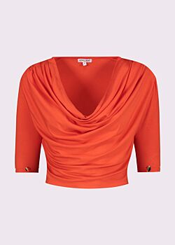 Spicy Orange Camiseta roja con tachuelas Denny Rose