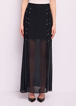Black Gonna nera con laccetti Denny Rose