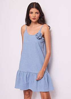 Unico Mini abito in denim di cotone Denny Rose Jeans