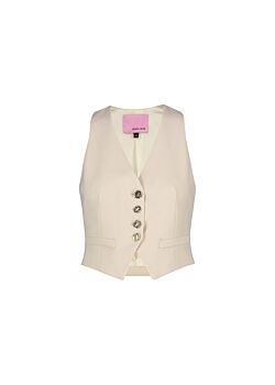 Vest in stretch fabric Denny Rose